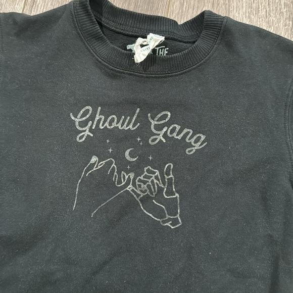The wishing elephant Halloween goul gang sweatshirt black 5/6 - Picture 2 of 4